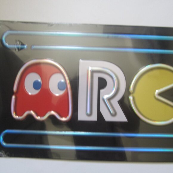 Pac Man Arcade Home Metal Sign Garage - Picture 3 of 4